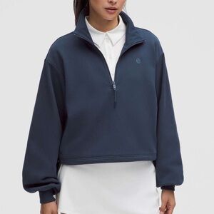 SOLD OUT Lululemon Cotton Terry Tennis Half Zip
Club Blue SIZE SMALL